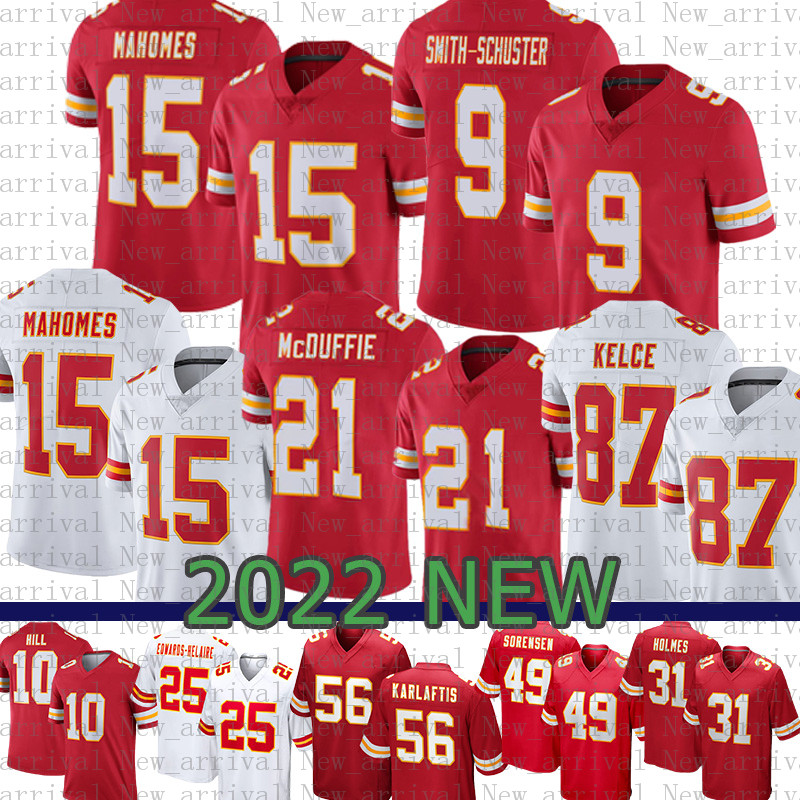 Travis Kelce Football Jersey JuJu Smith-Schuster 15 Patrick Mahomes Clyde Edwards-Helaire Chris Jones L'Jarius Sneed Kansases City Tony Gonzalez Chiefes Nick Bolton, Patch+women(size:s-xxl)-qz
Travis Kelce Football Jersey JuJu Smith-Schuster 15 Patrick Mahomes Clyde Edwards-Helaire Chris Jones L'Jarius Sneed Kansases City Tony Gonzalez Chiefes Nick Bolton, Patch+women(size:s-xxl)-qz