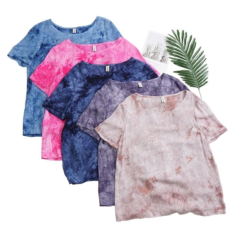 casual loose tiedyed cotton women tshirt harajuku short sleeve Oneck shirt for girls very soft M30311 Y200412, Color 6
casual loose tiedyed cotton women tshirt harajuku short sleeve Oneck shirt for girls very soft M30311 Y200412, Color 6
