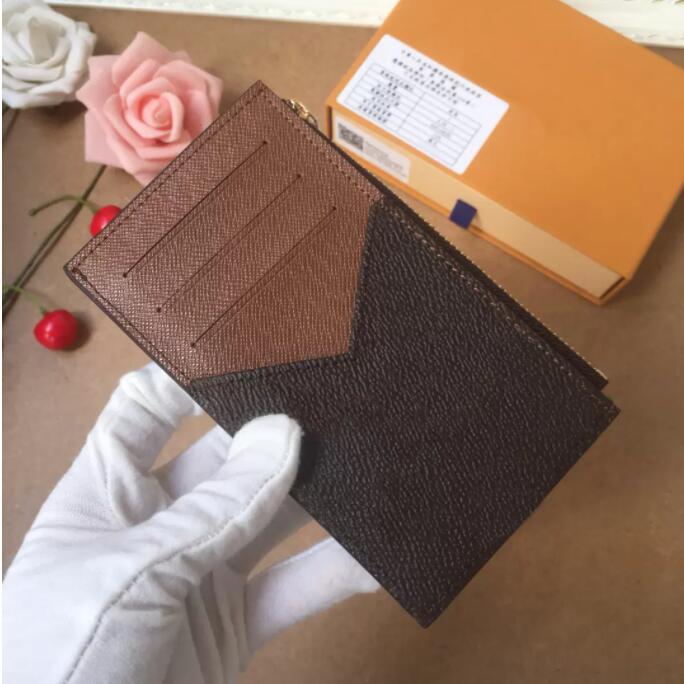 2022 Top Quality Genuine Leather Holder Luxurys Designers Fashion handbag Men Women's COIN CARD Holders Black Lambskin Mini Wallets Key Purse Pocket Interior Slot, Brown grid
2022 Top Quality Genuine Leather Holder Luxurys Designers Fashion handbag Men Women's COIN CARD Holders Black Lambskin Mini Wallets Key Purse Pocket Interior Slot, Brown grid