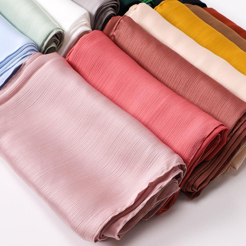 Scarves Wholesale Premium Crinkle Satin Silk Hijabs Solid Color Plain Scarf Muslim Shawls Islamic Headscarf Turban Echarpe FoulardScarves
Scarves Wholesale Premium Crinkle Satin Silk Hijabs Solid Color Plain Scarf Muslim Shawls Islamic Headscarf Turban Echarpe FoulardScarves