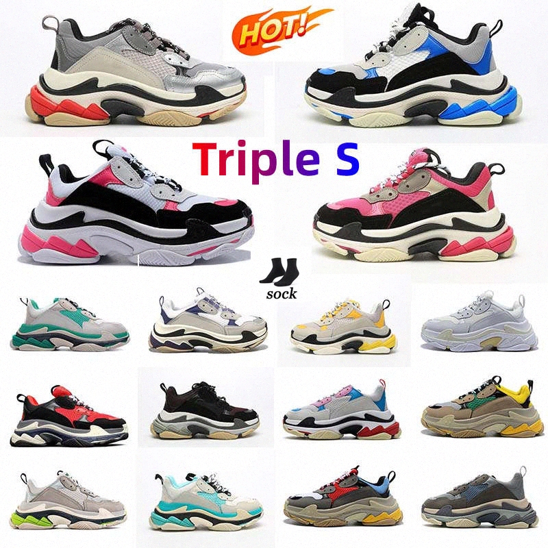 Designer triple s casual shoes sneakers luxury paris classic platform grey white black green mens women sneakers trainers 36-45, 11
Designer triple s casual shoes sneakers luxury paris classic platform grey white black green mens women sneakers trainers 36-45, 11
