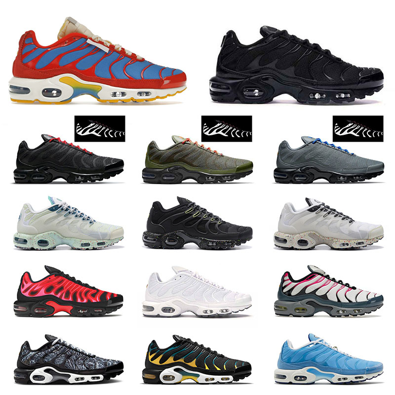 2022 Newest TN Plus Running Shoes For Men Women Runners University Blue Trainers Reflective Black Sports Triple White Pink Terrascape Mint Green Designer Sneakers, 40-46
2022 Newest TN Plus Running Shoes For Men Women Runners University Blue Trainers Reflective Black Sports Triple White Pink Terrascape Mint Green Designer Sneakers, 40-46