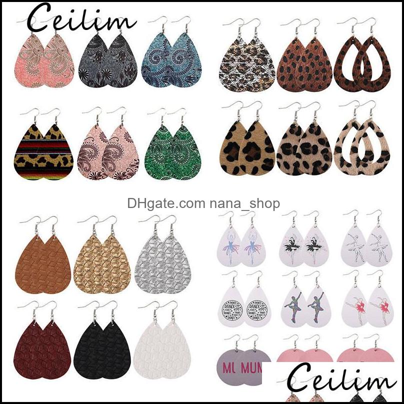 Charm Earrings Jewelry New Fashion Designer Pu Leather For Women Girls Bohemian Vintage Teardrop Oval Drop Sier Hook Gift Delivery 2021 K6Dx
Charm Earrings Jewelry New Fashion Designer Pu Leather For Women Girls Bohemian Vintage Teardrop Oval Drop Sier Hook Gift Delivery 2021 K6Dx
