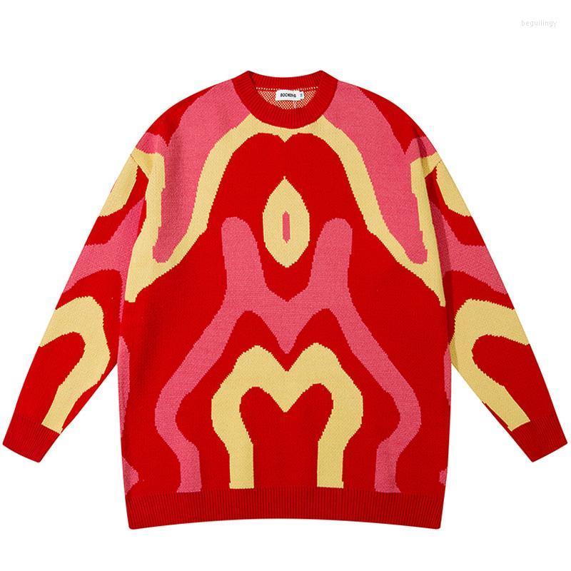 Men's Sweaters Men Abstract Printed Knit Winter Unisex Oversize Couple Knitwear Women Harajuku Hipster Cotton Sweater Pullover Tops Begu22
Men's Sweaters Men Abstract Printed Knit Winter Unisex Oversize Couple Knitwear Women Harajuku Hipster Cotton Sweater Pullover Tops Begu22