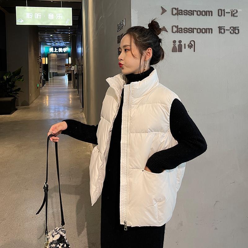 Women's Vests ISENMAL Student Autumn Winter Women Loose Vest Stand Collar Short Girls Jacket Cotton Padded Lady Windproof Warm Waistcoat Luc, Black
Women's Vests ISENMAL Student Autumn Winter Women Loose Vest Stand Collar Short Girls Jacket Cotton Padded Lady Windproof Warm Waistcoat Luc, Black