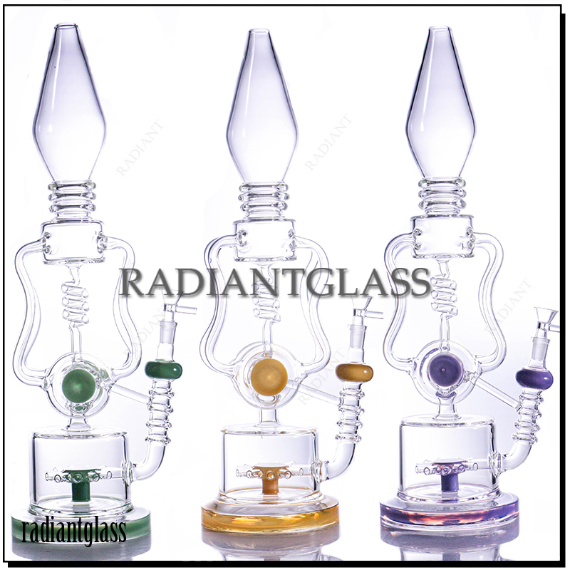 Hookahs Glass Bongs Spiral Coil Recycler Water Pipes Lookah With Sprinkler Head Perc Recycle Bong
Hookahs Glass Bongs Spiral Coil Recycler Water Pipes Lookah With Sprinkler Head Perc Recycle Bong