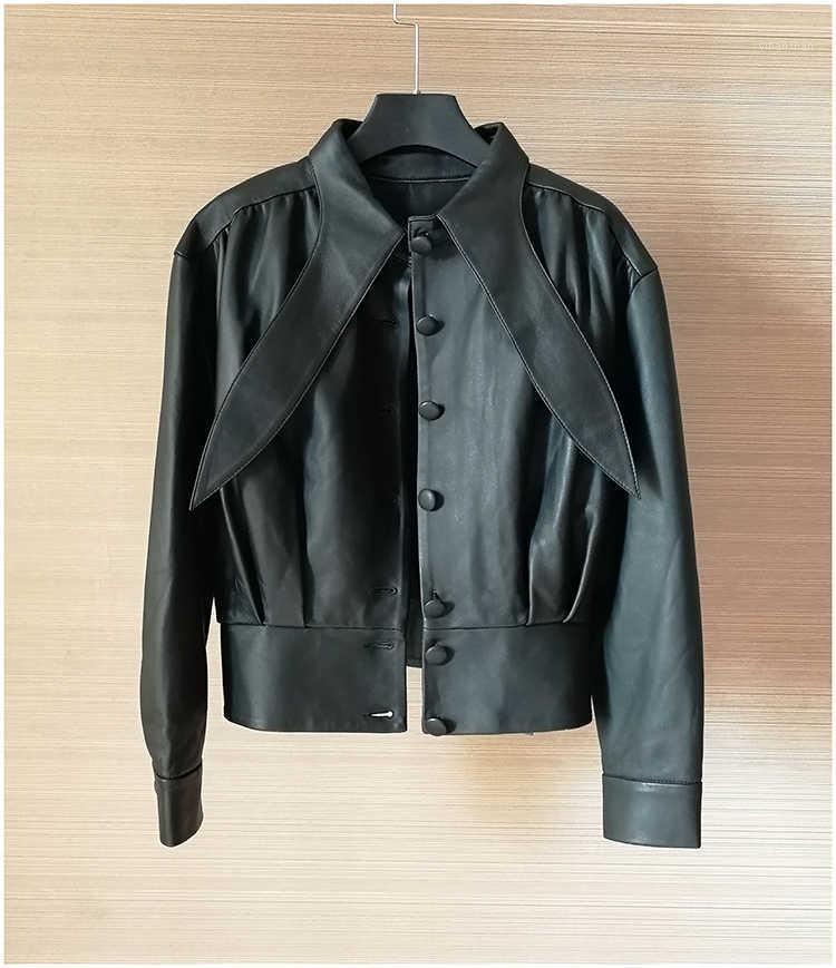 Women's Leather & Faux 2022 Autumn Spring Women High Quality Genuine Jackets Korean Style Bike Coat B346, Black
Women's Leather & Faux 2022 Autumn Spring Women High Quality Genuine Jackets Korean Style Bike Coat B346, Black