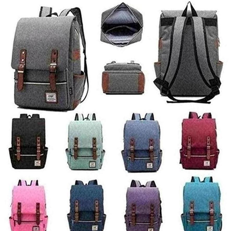 Vintage Laptop Bag Backpack Women Mens Knapsack School College Racksack Fits 15 inch Notebook Computer Bags Shoulderbag Bookbag Sa2368
Vintage Laptop Bag Backpack Women Mens Knapsack School College Racksack Fits 15 inch Notebook Computer Bags Shoulderbag Bookbag Sa2368