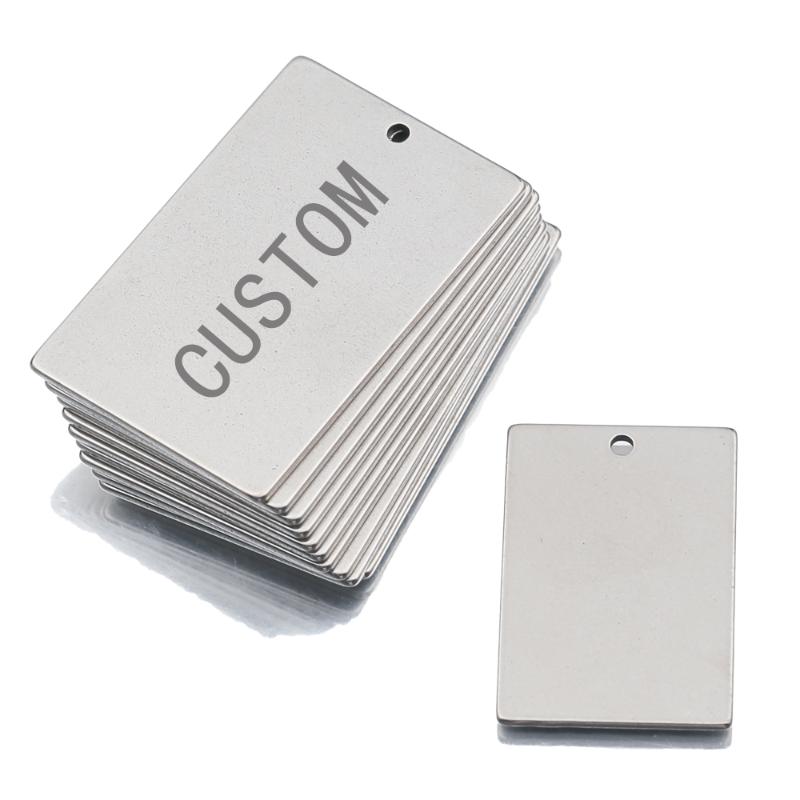 Pendant Necklaces Stainless Steel Rectangle Blank Stamping Tag Disc Pendants Charms Diy For Necklace Jewelry Making Plate Accessor
Pendant Necklaces Stainless Steel Rectangle Blank Stamping Tag Disc Pendants Charms Diy For Necklace Jewelry Making Plate Accessor
