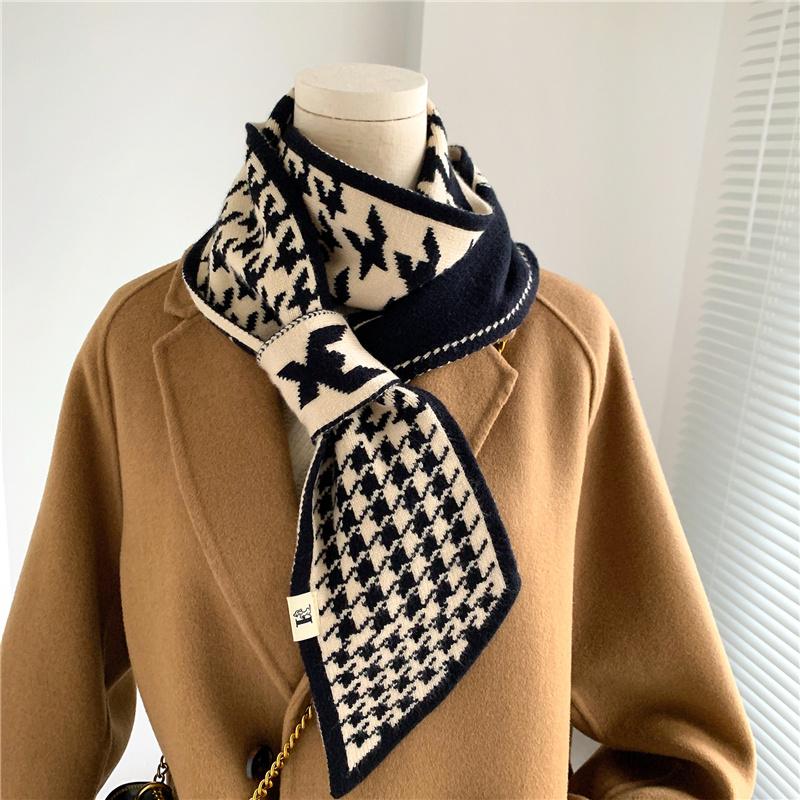 Scarves Ring Easy Winter Scarf Women Warm Knitted Neck Collar Wraps For Lady Fashion Printed Skinny Plaid Letter Long Narrow Thick TiesScarv
Scarves Ring Easy Winter Scarf Women Warm Knitted Neck Collar Wraps For Lady Fashion Printed Skinny Plaid Letter Long Narrow Thick TiesScarv