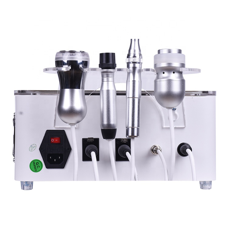 4 in 1 Multifunctional Facial Mesotherapy Beauty Salon Spa Machine Anti Aging Skin Rejuvenation Wrinkle Removal Face Lifting RF BIO Dermapen Micro Cur