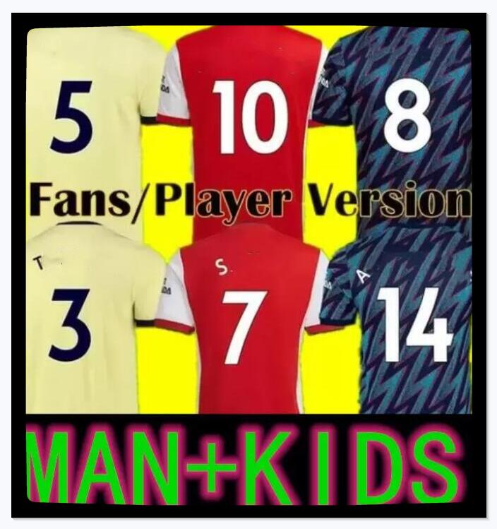 Fans Player version Arsen soccer jerseys 21 22 SMITH ROWE 10 ODEGAARD TAVARES PEPE SAKA THOMAS TIERNEY WHITE Gunners football shirt Men kit Kids Equipment tops, Player version pl third
Fans Player version Arsen soccer jerseys 21 22 SMITH ROWE 10 ODEGAARD TAVARES PEPE SAKA THOMAS TIERNEY WHITE Gunners football shirt Men kit Kids Equipment tops, Player version pl third