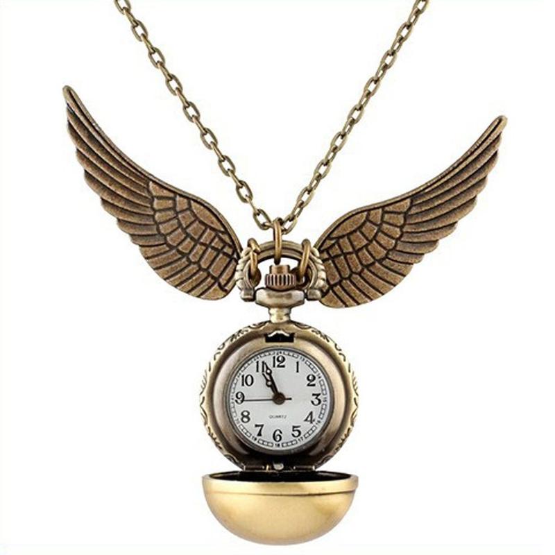 Pocket Watches Retro Vintage Bronze/Black Ball Wings Antique Quartz Watch Analog Pendant Necklace Mens Womens Gifts Fob 
Pocket Watches Retro Vintage Bronze/Black Ball Wings Antique Quartz Watch Analog Pendant Necklace Mens Womens Gifts Fob