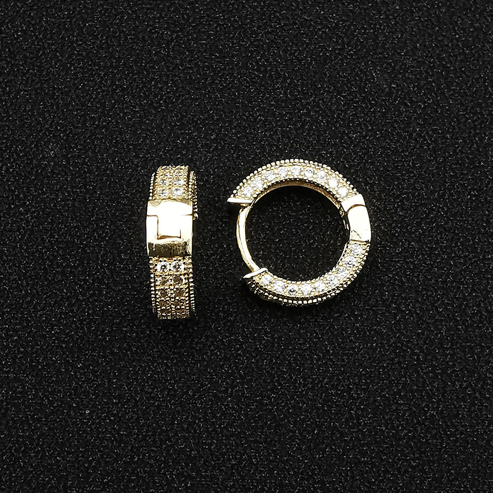 Choucong Hip Hop Vintage Jewelry Ear Cuff 925 Sterling Silver Pave White Sapphire CZ Diamond Gemstones Party Fine Women Wedding Clip Earring For Lover