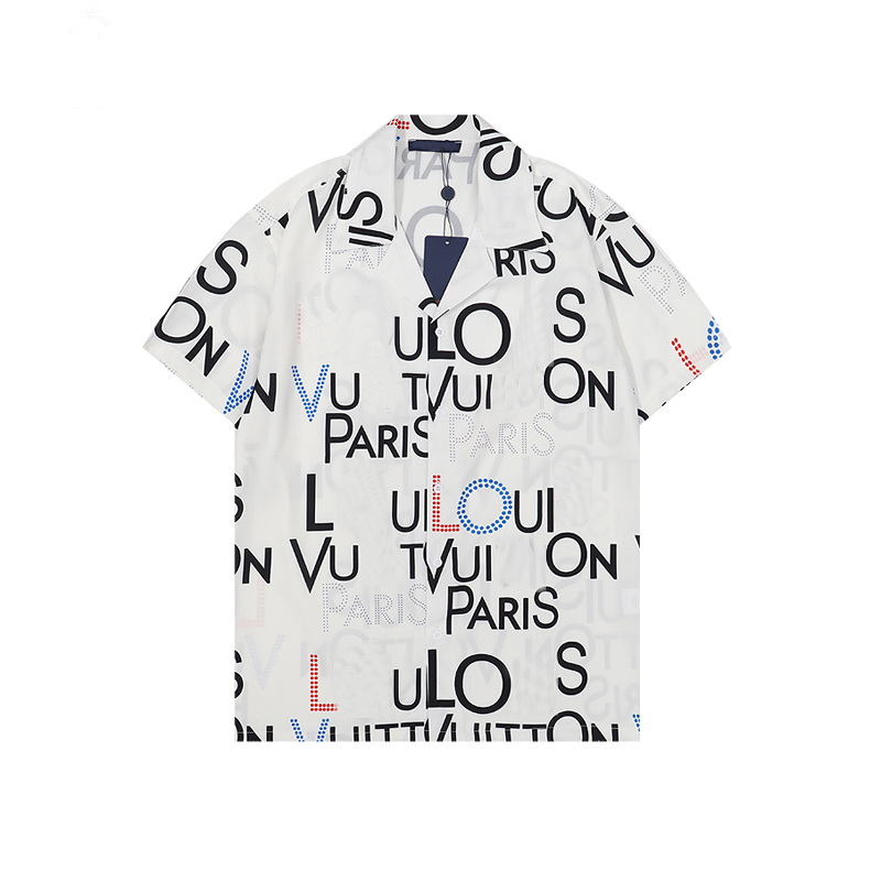 22ss Luxury Designer Shirts Mens Fashion Geometric classic print white bowling shirt Hawaii Floral Casual Shirts Men Slim Fit Short Sleeve, Customize
22ss Luxury Designer Shirts Mens Fashion Geometric classic print white bowling shirt Hawaii Floral Casual Shirts Men Slim Fit Short Sleeve, Customize