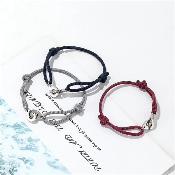 New Fashion Stainless Steel Handcuffs Bracelet Adjustable Rope Men's and Women's Jewelry AB743
New Fashion Stainless Steel Handcuffs Bracelet Adjustable Rope Men's and Women's Jewelry AB743