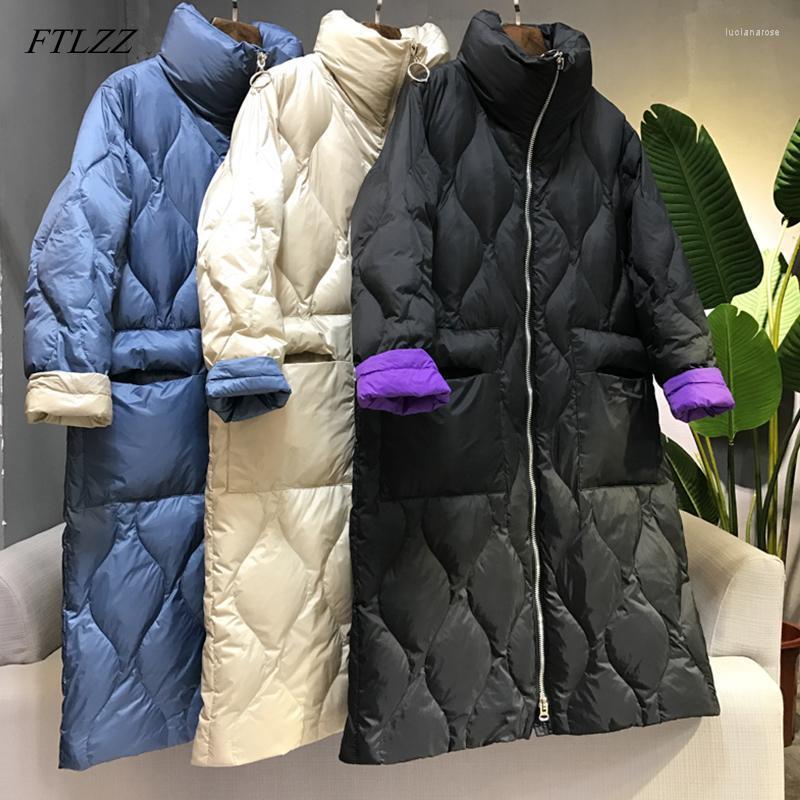 Women' Down & Parkas FTLZZ 2022 Winter Long Coat Women Ultra Light White Duck Jacket Female Loose Zipper Windproof Luci22, Beige
Women' Down & Parkas FTLZZ 2022 Winter Long Coat Women Ultra Light White Duck Jacket Female Loose Zipper Windproof Luci22, Beige