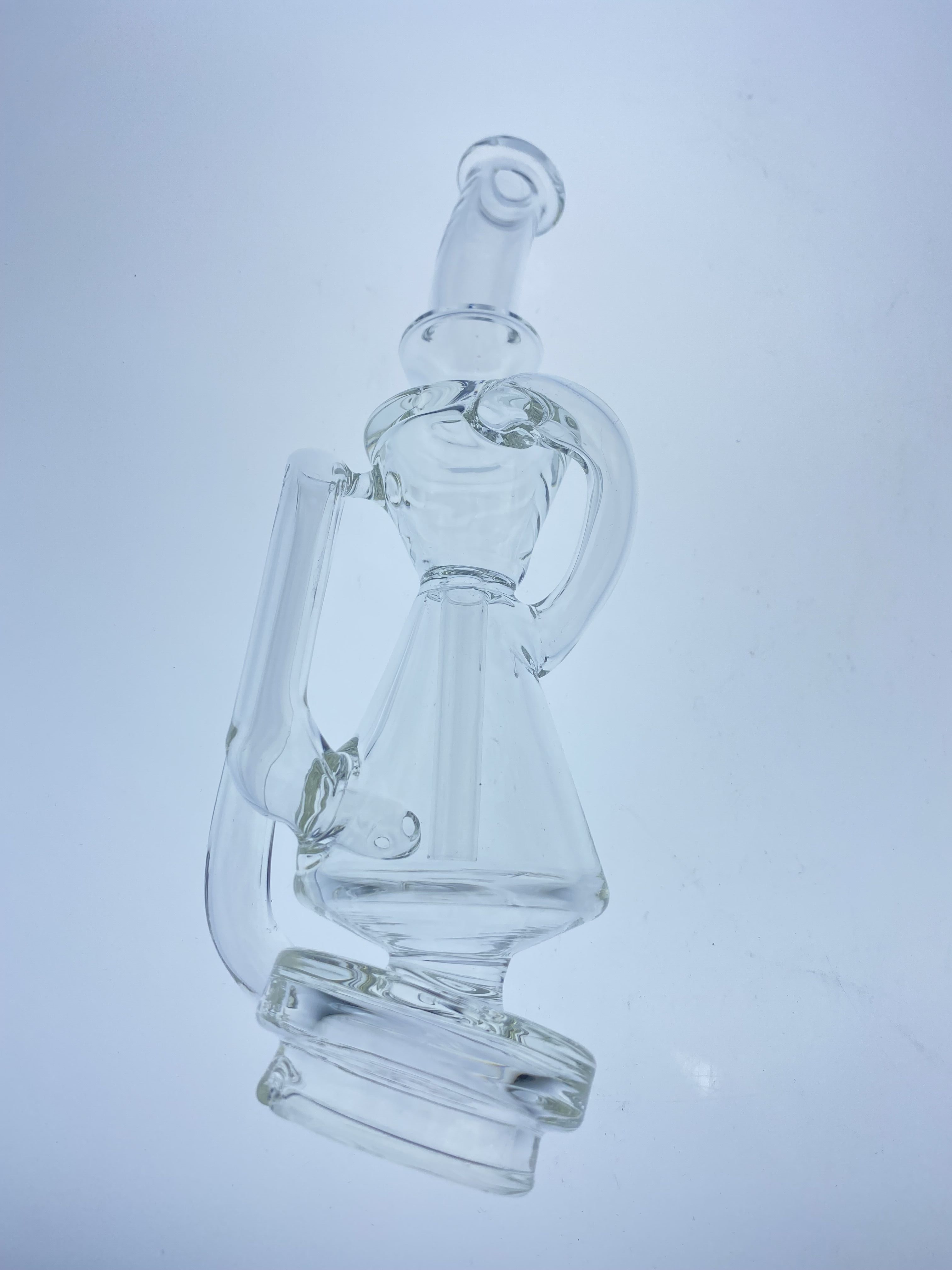clear carta recycler Glass hookah dab rig smoking pipe factory outlet welcome to order