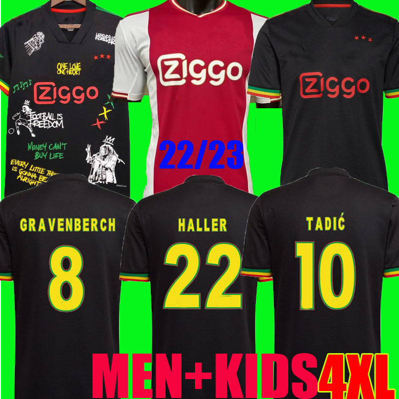XXXL 4XL 21 22 23 TADIC Bob Marley Ajaxs soccer jersey 2021 2022 football shirt home KUDUS ANTONY BLIND HALLER NERES men kids kit third set uniforms fans player version, Home ls
XXXL 4XL 21 22 23 TADIC Bob Marley Ajaxs soccer jersey 2021 2022 football shirt home KUDUS ANTONY BLIND HALLER NERES men kids kit third set uniforms fans player version, Home ls
