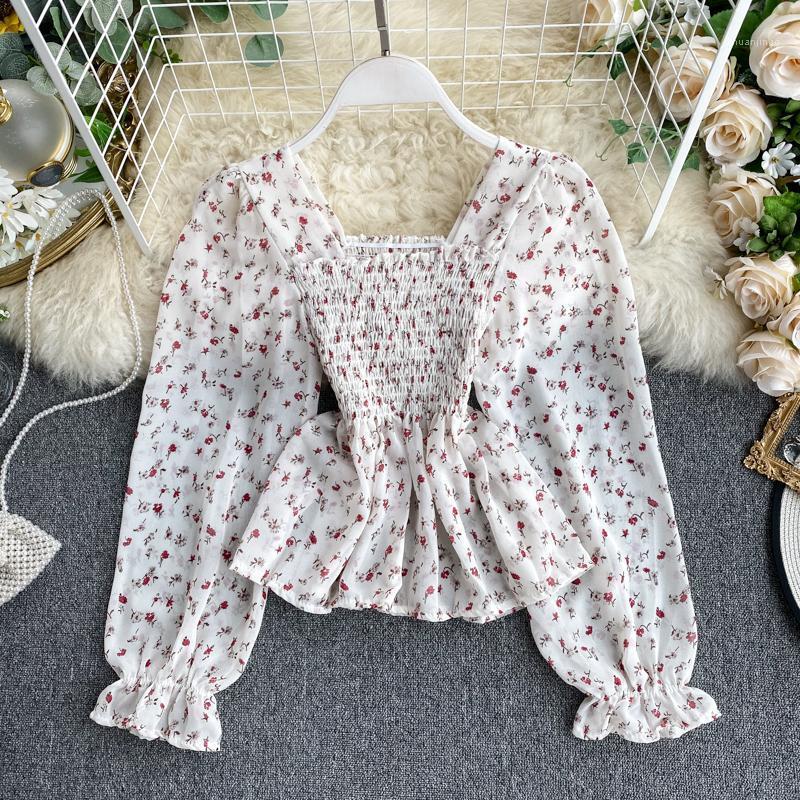 Women's Blouses & Shirts 2022 Spring Summer Korea Women Casual Blouse And Top Vintage Square Collar Puff Sleeve Ruffle Blusas Mujer De Moda
Women's Blouses & Shirts 2022 Spring Summer Korea Women Casual Blouse And Top Vintage Square Collar Puff Sleeve Ruffle Blusas Mujer De Moda