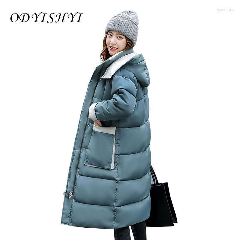Women' Down & Parkas 2022 Long Cotton Padded Jacket Contrast Color Coat Winter Parka Hooded Jackets Loose Thick Warm Outwear Female DH76 Ka, White
Women' Down & Parkas 2022 Long Cotton Padded Jacket Contrast Color Coat Winter Parka Hooded Jackets Loose Thick Warm Outwear Female DH76 Ka, White