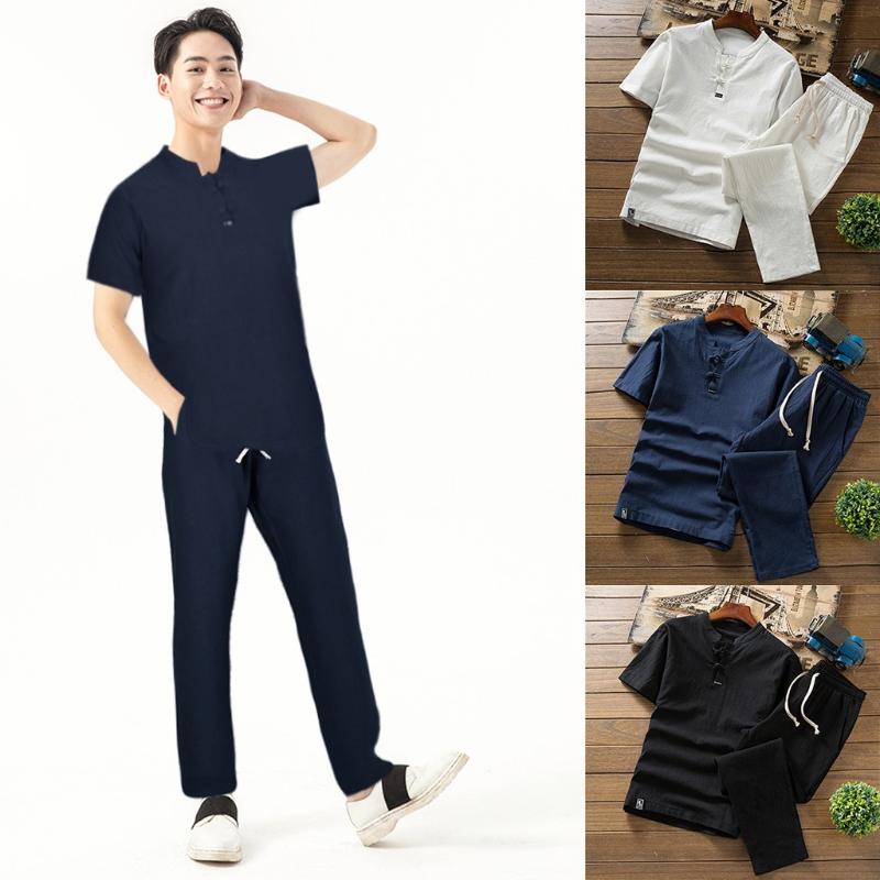 Men's Tracksuits Summer Fashion Men's Cotton And Linen Short Sleeve Shorts Set Suit Tracksuit Blue Buttons For Men Mens Vest Jacket SetM, Khaki
Men's Tracksuits Summer Fashion Men's Cotton And Linen Short Sleeve Shorts Set Suit Tracksuit Blue Buttons For Men Mens Vest Jacket SetM, Khaki