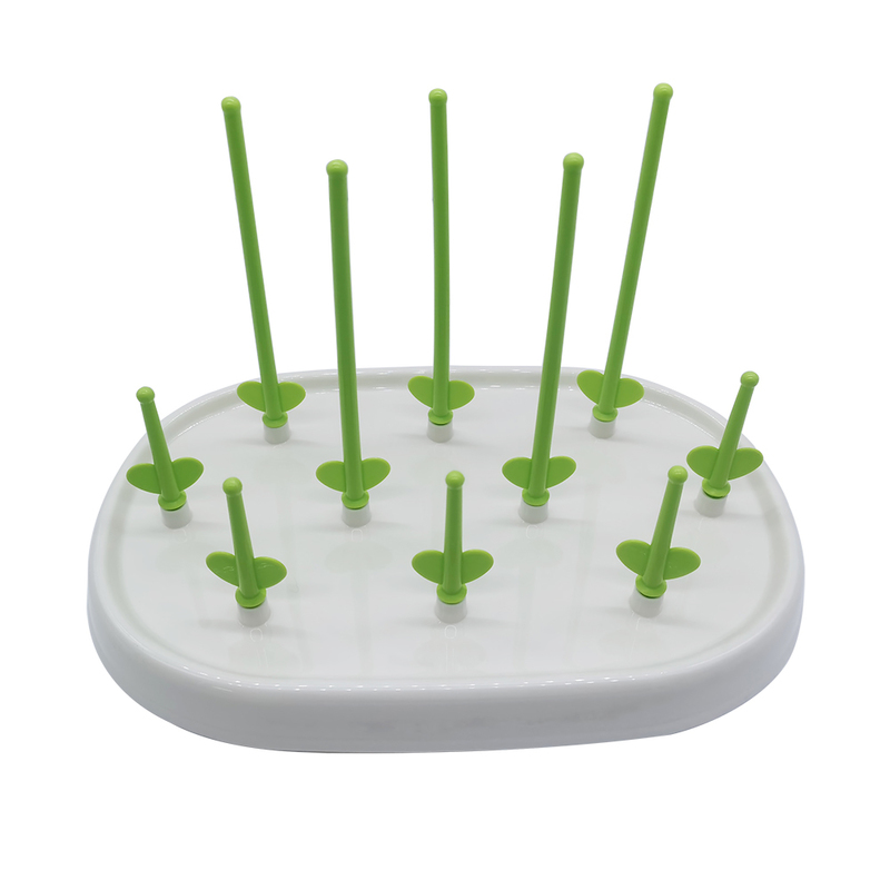 Bobei Elephant Baby Bottle Drying Rack Kids Bottles Cleaning Dryer Drainer Storage Rack Glass Countertop Drying Rack for Bottles 220512