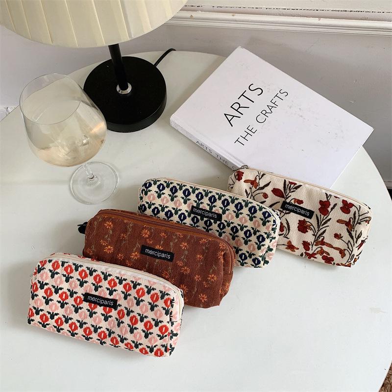 Cosmetic Bags & Cases Korean Corduroy Bag Small Makeup Pouch Lady Portable Travel Toiletry Necesserie Organizer Student Cute Pencil CaseCosm
Cosmetic Bags & Cases Korean Corduroy Bag Small Makeup Pouch Lady Portable Travel Toiletry Necesserie Organizer Student Cute Pencil CaseCosm