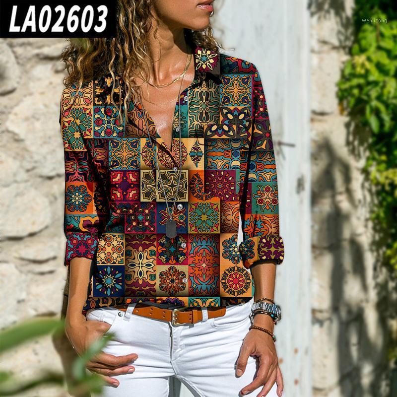 Women's T-Shirt Women Fashion Turn-down-collar Shirts Vintage Long Sleeve Button-up Loose Top Blouses 2XS-4XLWomen's, 20
Women's T-Shirt Women Fashion Turn-down-collar Shirts Vintage Long Sleeve Button-up Loose Top Blouses 2XS-4XLWomen's, 20