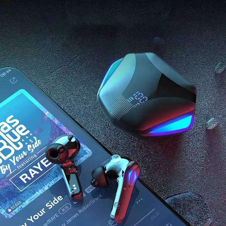 Phone Earphones Lossless Stereo LED Digital Display Effects Change Low latency Gaming Tws Headset JS18 Earphones, Black
Phone Earphones Lossless Stereo LED Digital Display Effects Change Low latency Gaming Tws Headset JS18 Earphones, Black