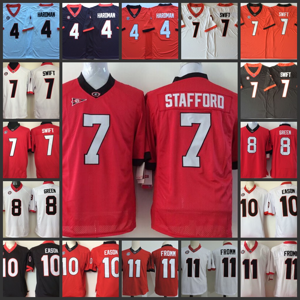NCAA UGA Georgia Bulldogs Football Jersey 7 Matthew Stafford Jerseys 11 Aaron Murray 11 Jake Fromm 10 Jacob Eason 8 A.J. Green 7 D'Andre Swift 4 Tom Harmon Jerseys Stitched
NCAA UGA Georgia Bulldogs Football Jersey 7 Matthew Stafford Jerseys 11 Aaron Murray 11 Jake Fromm 10 Jacob Eason 8 A.J. Green 7 D'Andre Swift 4 Tom Harmon Jerseys Stitched