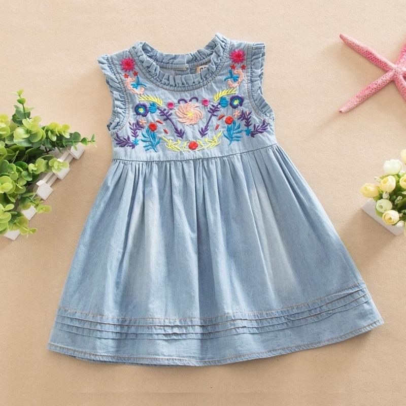 Girl's Dresses AiLe Girls Denim Dress Princess Embroidered Sleeveless High Quality Casual Comfortable Children's Clothing K1Girl's Girl', Pink ex606
Girl's Dresses AiLe Girls Denim Dress Princess Embroidered Sleeveless High Quality Casual Comfortable Children's Clothing K1Girl's Girl', Pink ex606
