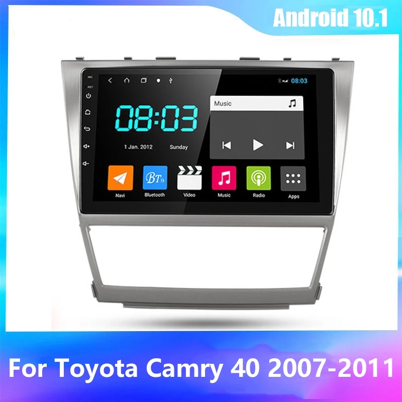 Android 10 Car DVD Video Multimedia Player for Toyota CAMRY 2007-2011 Autoradio GPS Navigation Radio
Android 10 Car DVD Video Multimedia Player for Toyota CAMRY 2007-2011 Autoradio GPS Navigation Radio