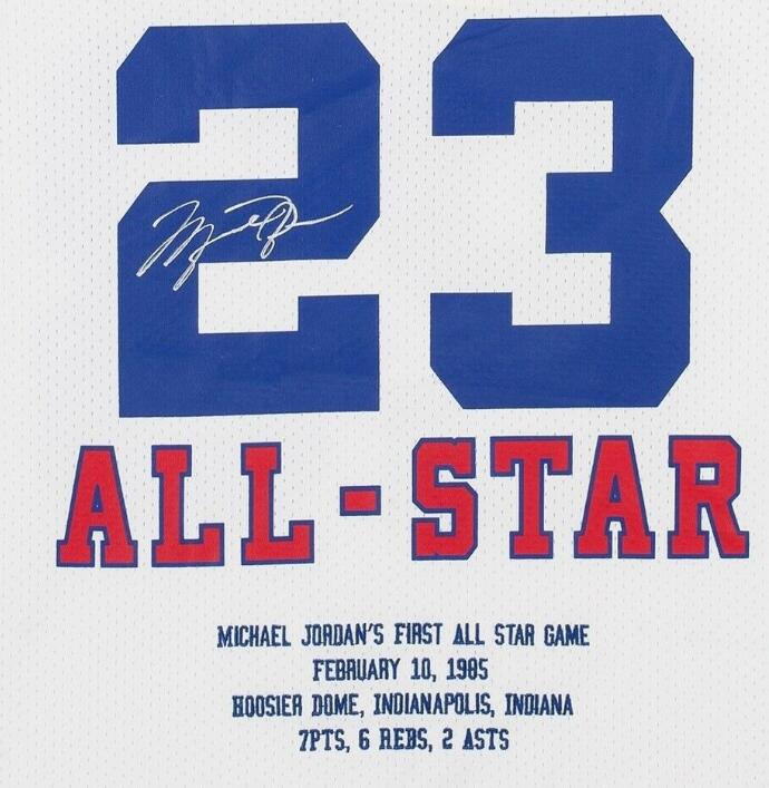 MICHAEL greatest 23 1985 All-Star jumpman limited edition Stat Signed Autograph signatured Autographed auto signature out door collection shirt jersey, As photo
MICHAEL greatest 23 1985 All-Star jumpman limited edition Stat Signed Autograph signatured Autographed auto signature out door collection shirt jersey, As photo
