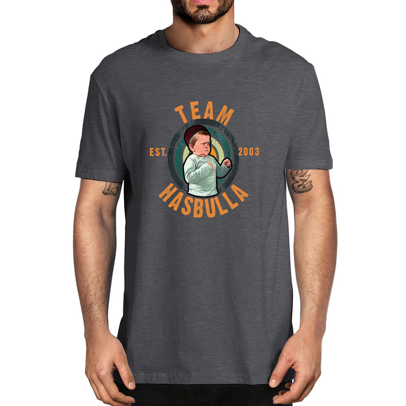 Cotton Team 100% Est.2003 Hasbulla Hasbullah Smile Classic Summer Mens Novelty Tshirt Women Casual Streetwear Hipste Tee 22052