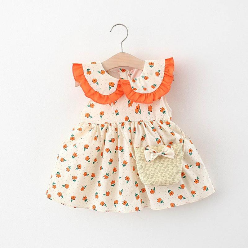 Girl's Dresses Keelorn Girls Dress 2022 Summer Baby Floral Cotton Princess Sleeveless Lapel Tutu Bow Knot Diagonal Bag 6M-2YearsGirl's, Am2083-orange
Girl's Dresses Keelorn Girls Dress 2022 Summer Baby Floral Cotton Princess Sleeveless Lapel Tutu Bow Knot Diagonal Bag 6M-2YearsGirl's, Am2083-orange