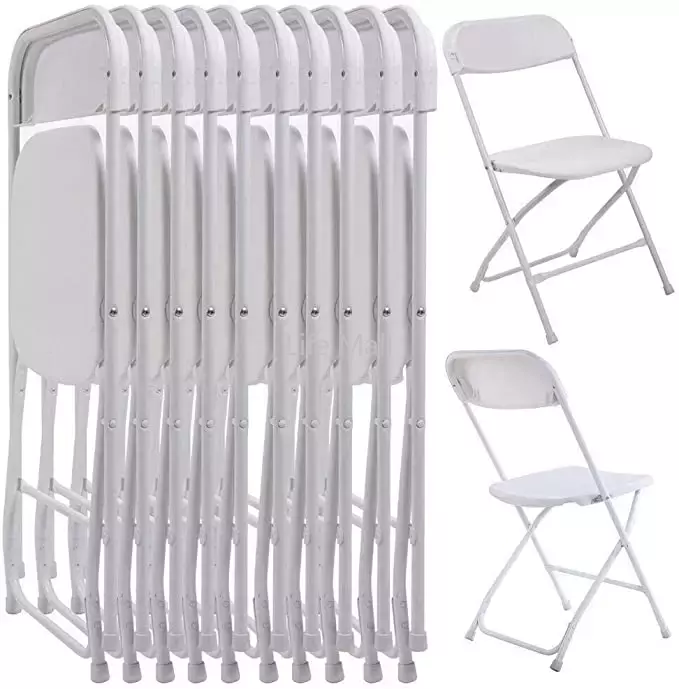 US STOCK Set of4 Plastic Folding Chairs Wedding Party Event Chair Commercial White Chairs For Home Garden Use
US STOCK Set of4 Plastic Folding Chairs Wedding Party Event Chair Commercial White Chairs For Home Garden Use