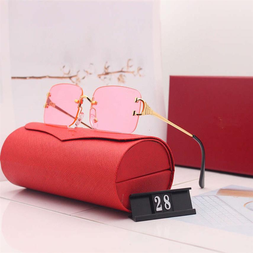 Luxury Designer Sport Sunglasses lovers Unisex Buffalo Horn Glasses Men Women Rimless Sun Glasses Silver Gold Metal Frame Eyewear 209W
Luxury Designer Sport Sunglasses lovers Unisex Buffalo Horn Glasses Men Women Rimless Sun Glasses Silver Gold Metal Frame Eyewear 209W