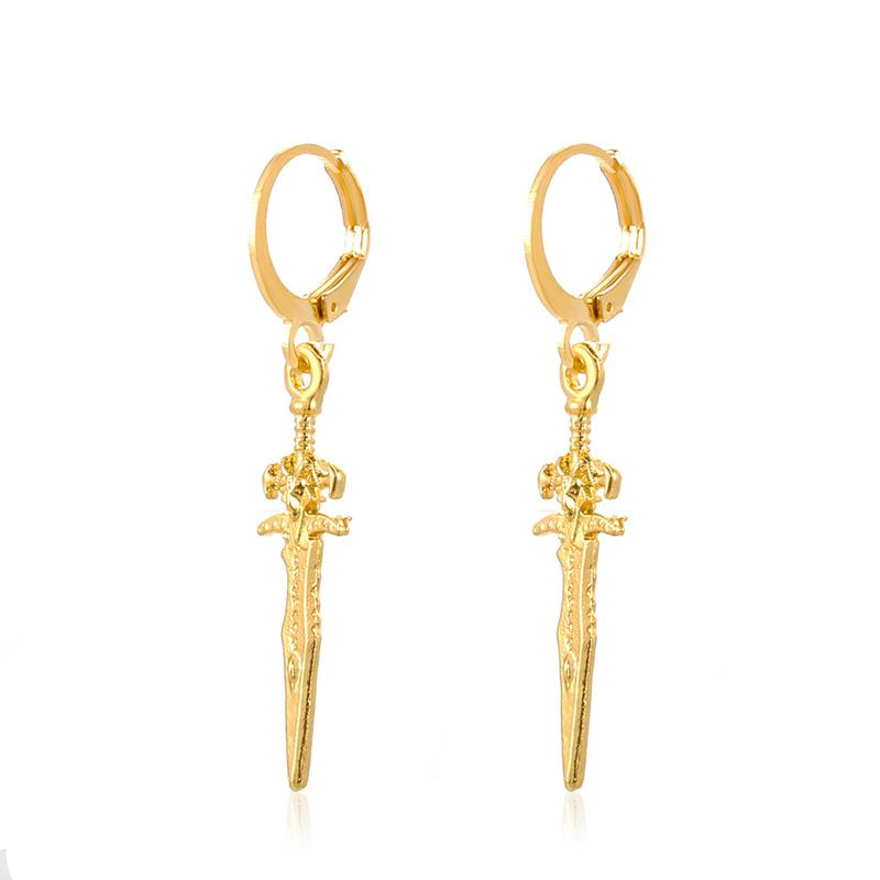 Dangle & Chandelier Hip Hop Dagger Drop Earrings For Men Women Metal Small Sword Punk Rock Fashion Jewelry
Dangle & Chandelier Hip Hop Dagger Drop Earrings For Men Women Metal Small Sword Punk Rock Fashion Jewelry
