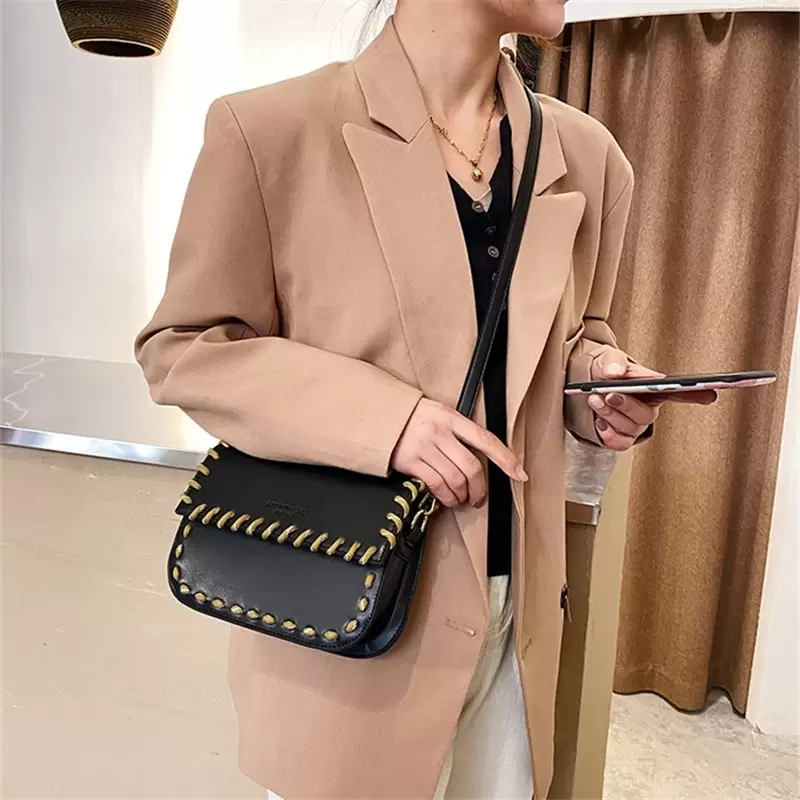 Small PU Leather Crossbody Bags for Women 2021 Summer Solid Messenger Bag Sac A Main Women Leather Shoulder Bags Bolsa Feminina