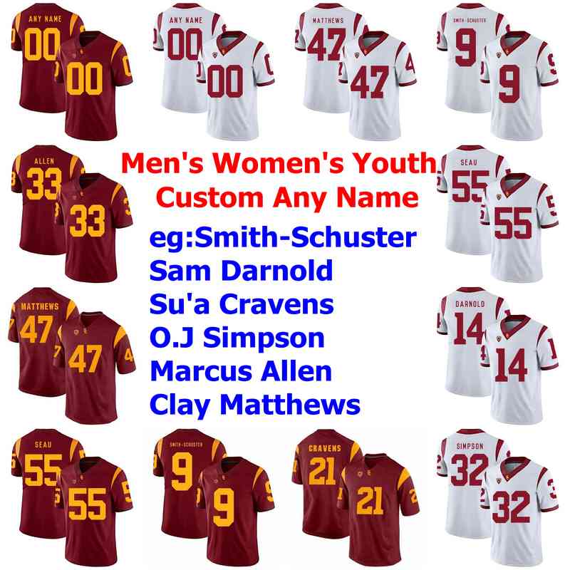 Custom USC Trojans Jerseys Womens Darnold Jersey Matt Fink JT Daniels Vavae Malepeai Michael Pittman Jr. College Football Jerseys Stitched, Women's white
Custom USC Trojans Jerseys Womens Darnold Jersey Matt Fink JT Daniels Vavae Malepeai Michael Pittman Jr. College Football Jerseys Stitched, Women's white