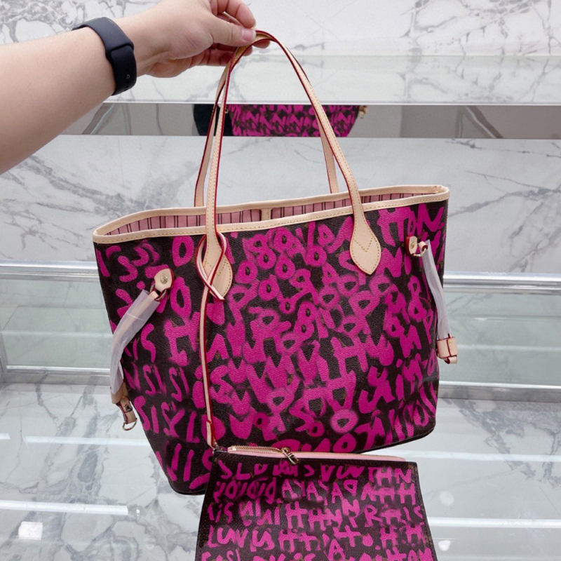 designer bags Classic Handbags Printing Flower pink green Totes Neverfull Shopping Bag Women Leather Handbag Purses practical Tote Bag 2 piece set, Grey
designer bags Classic Handbags Printing Flower pink green Totes Neverfull Shopping Bag Women Leather Handbag Purses practical Tote Bag 2 piece set, Grey