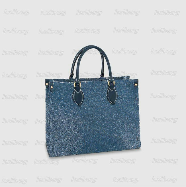 OnTheGo MM Denim Tote Bag Monograms Navy Blue Denim Jacquard Shoulder Bags Stone-washed Effect Giant on The Go Womens Designer Canvas Handbag, 01
OnTheGo MM Denim Tote Bag Monograms Navy Blue Denim Jacquard Shoulder Bags Stone-washed Effect Giant on The Go Womens Designer Canvas Handbag, 01