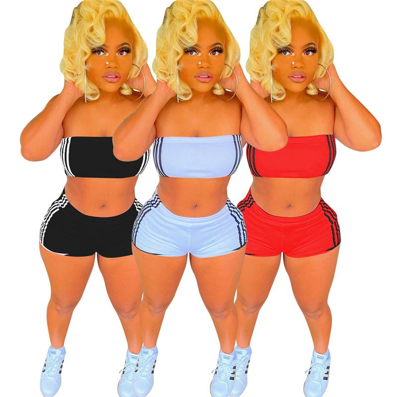 Women' Tracksuits Side Striped Splice Women' Set Outfits Acitve Summer Strapless 2 Pieces Clothes TracksuitsWomen, Black
Women' Tracksuits Side Striped Splice Women' Set Outfits Acitve Summer Strapless 2 Pieces Clothes TracksuitsWomen, Black