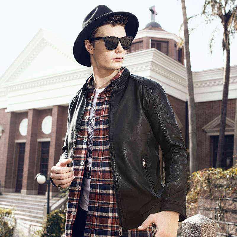 Autumn Biker Faux Leather Jacket Men Brown Men's PU Jackets Coats Motorcycle Clothes Thick Velvet Coats Moto -3XL Spring C172 T220728, Black
Autumn Biker Faux Leather Jacket Men Brown Men's PU Jackets Coats Motorcycle Clothes Thick Velvet Coats Moto -3XL Spring C172 T220728, Black