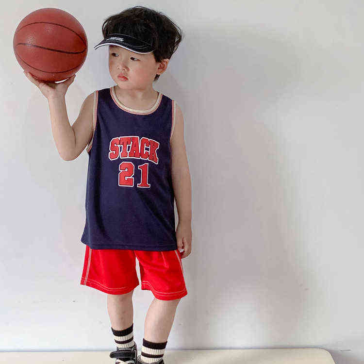 Children's basketball clothes summer clothes children's middle and large children's basketball clothes two-piece set Korean boys', Blue
Children's basketball clothes summer clothes children's middle and large children's basketball clothes two-piece set Korean boys', Blue