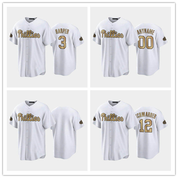 2022 All-Star NL Philadelphia''Phillies''MEN White Bryce Replica Harper Kyle Schwarber baseball Jersey, Custom name number
2022 All-Star NL Philadelphia''Phillies''MEN White Bryce Replica Harper Kyle Schwarber baseball Jersey, Custom name number