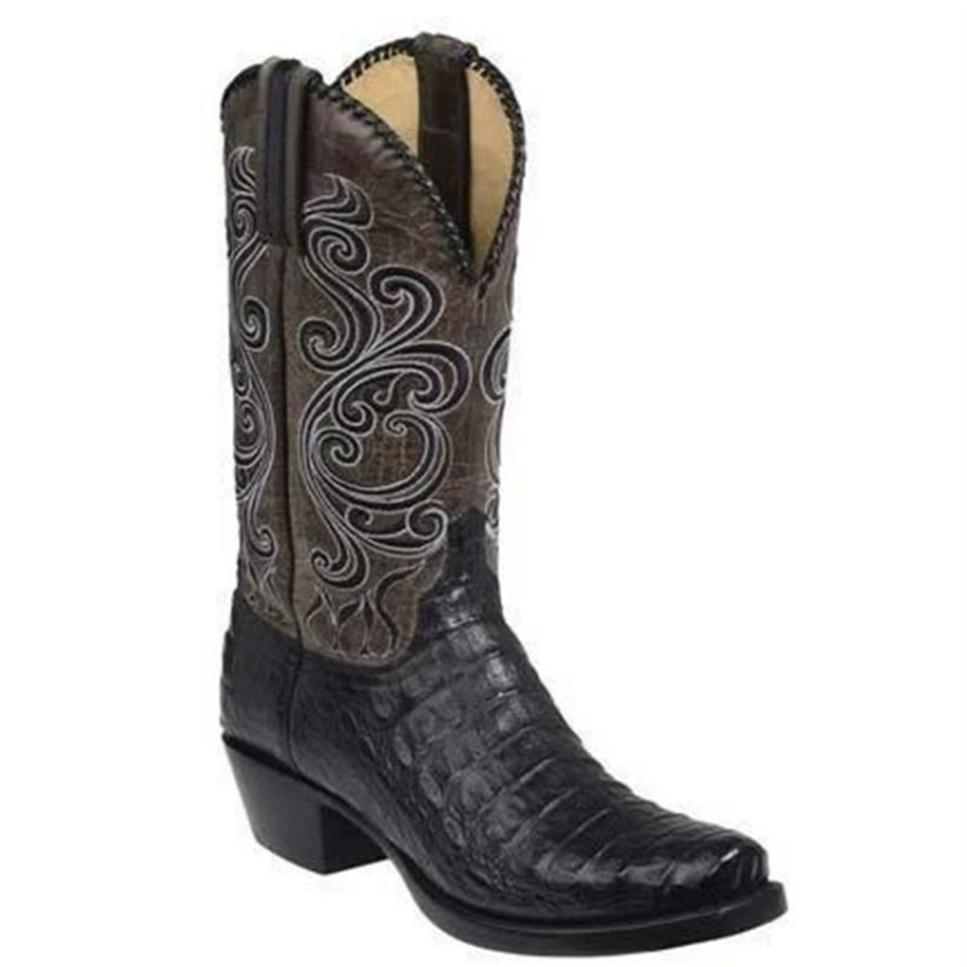 Mens PU Leather Back Cut Cowboy Boots Western Square Toe Boot Boots Classic Boots Casual Fashion Winter Combat KA655297F, Black
Mens PU Leather Back Cut Cowboy Boots Western Square Toe Boot Boots Classic Boots Casual Fashion Winter Combat KA655297F, Black