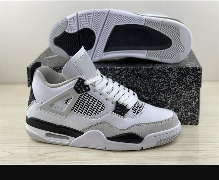 Brand Shoes top quality 4 Military Black Mens Basketball 4s White Black-Neutral Grey outdoor Sneakers skateboard Sports Original
Brand Shoes top quality 4 Military Black Mens Basketball 4s White Black-Neutral Grey outdoor Sneakers skateboard Sports Original
