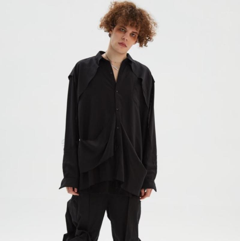 S-6XL 2022 Men Women's Clothing Original Personality Fashion Show Shirt Plus Size Stage Singer Costumes Men's Casual Shirts, Black
S-6XL 2022 Men Women's Clothing Original Personality Fashion Show Shirt Plus Size Stage Singer Costumes Men's Casual Shirts, Black